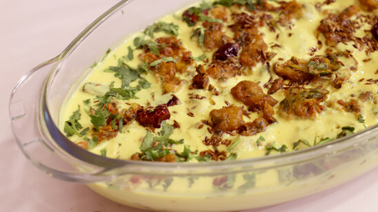 Methi Pakora Kadhi Recipe | Food Diaries