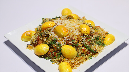 Egg Biryani Recipe | Dawat