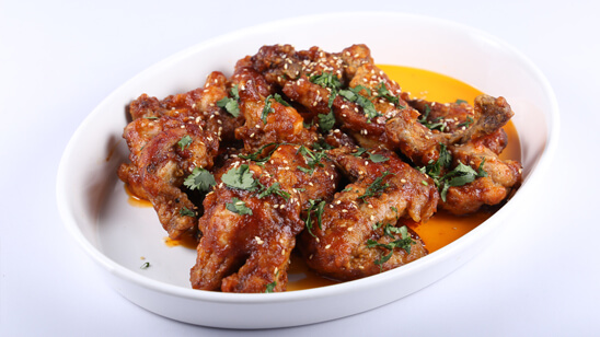 Fiery Chicken Wings Recipe | Tarka