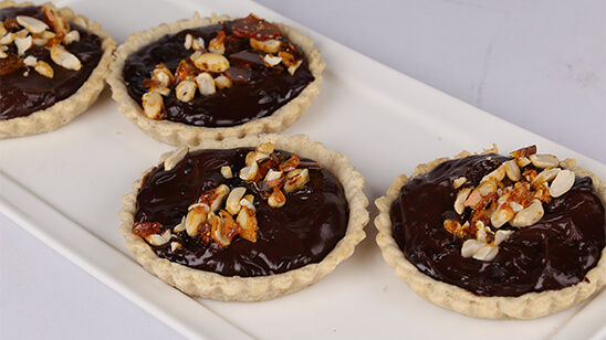 Chocolate Ganache Tarts Recipe | Food Diaries