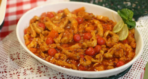 Chili Cherry Chicken Recipe | Lazzat