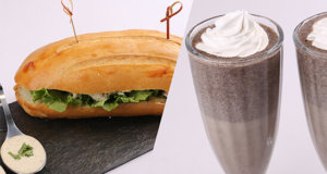 Coleslaw Sandwich and Cookie Shake | Quick Recipes