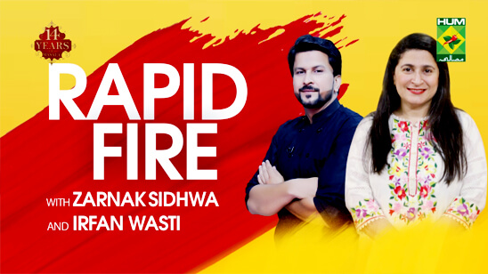 Rapid Fire with Zarnak Sidhwa & Irfan Wasti | Masala TV Recipes