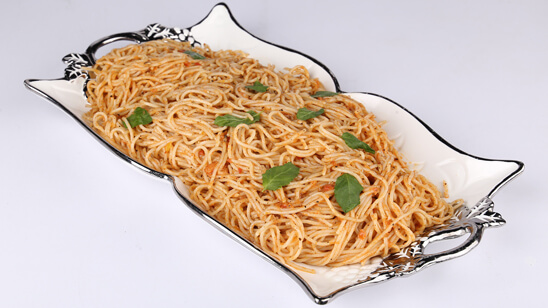 Tomato Butter Spaghetti Recipe | Dawat