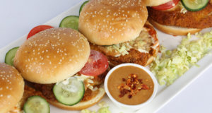 Barbecue Fish Burgers Recipe | Tarka