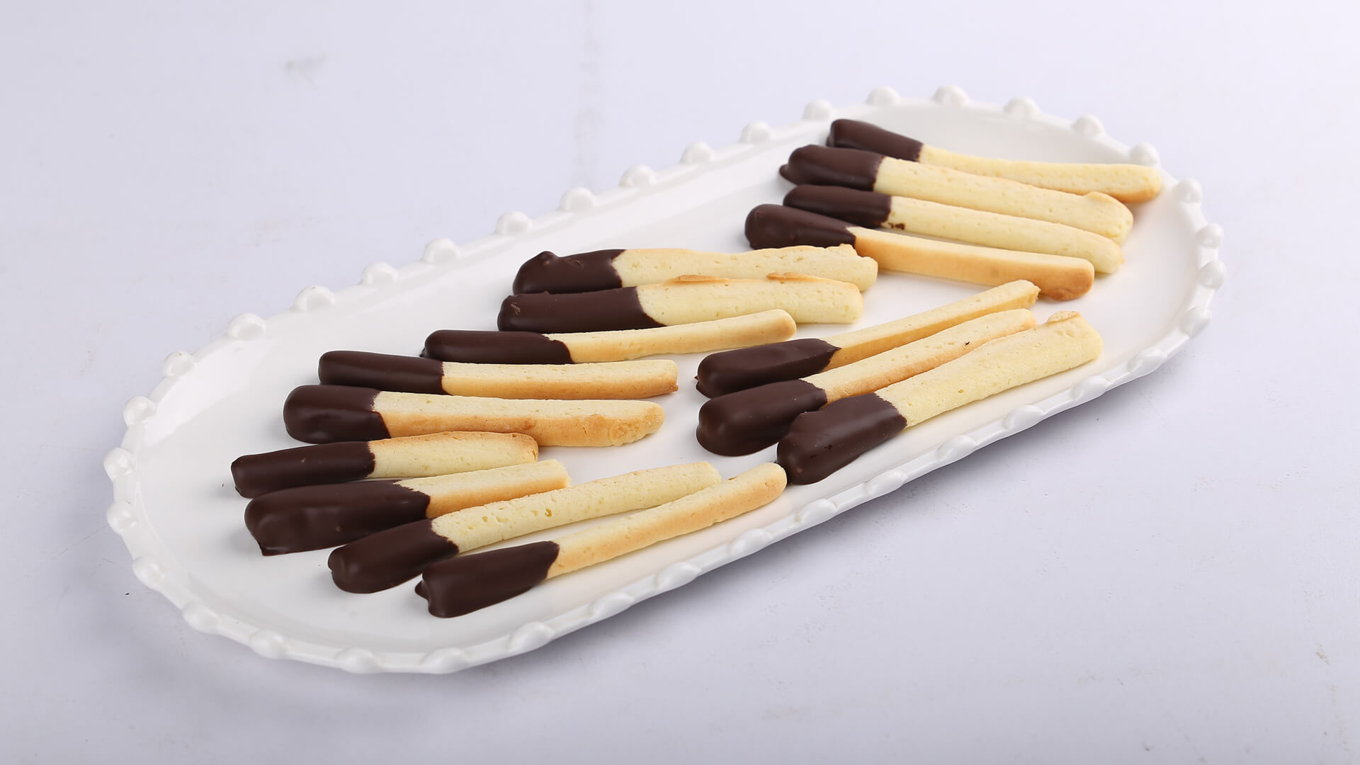 Half Chocolate Biscuit Sticks | Quick Recipes