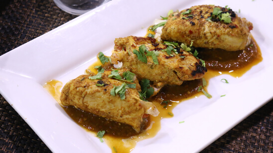 Tandoori Chicken Roulade Recipe | Lively Weekends