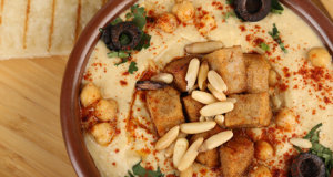 Chicken with Hummus Recipe | Lazzat