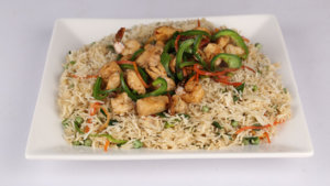 Oriental Chicken Rice Recipe | Tarka