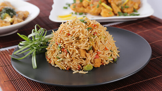 Schezwan Egg Fried Rice Recipe | Lazzat