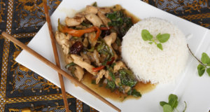 Spicy Thai Basil Chicken Recipe | Dawat