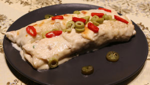 Creamy Chicken Enchiladas Recipe | Dawat