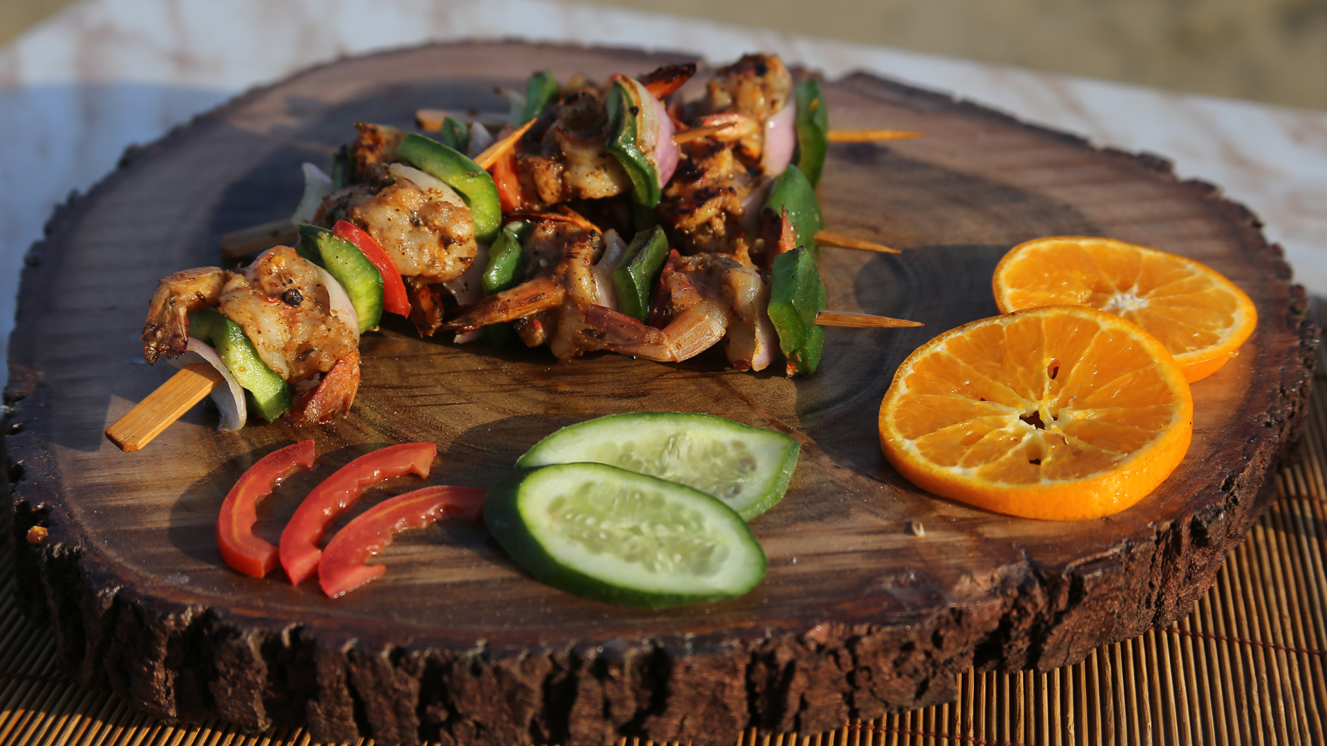 Grilled Prawns Kabab Recipe | Lazzat