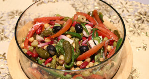 Mediterranean Beans Salad Recipe | Dawat