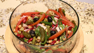 Mediterranean Beans Salad Recipe | Dawat