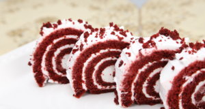 Red Velvet Swiss Roll Recipe | Masala Mornings