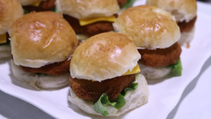Mini Crispy Fried Burgers Recipe | Flame On Hai