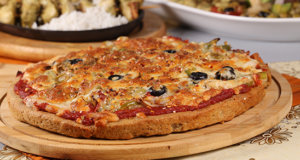 Multigrain Pizza with Vegetables Recipe | Dawat