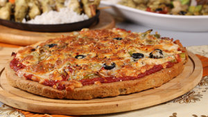 Multigrain Pizza with Vegetables Recipe | Dawat