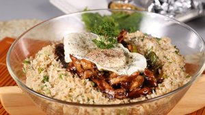Thai Basil Chicken Rice Bowl Recipe | Masala Mornings