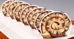 Zebra Swiss Roll Recipe | Masala Mornings