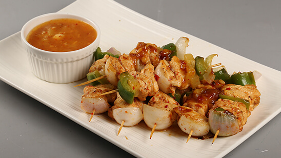 Chicken Pineapple Skewers Recipe | Masala Mornings