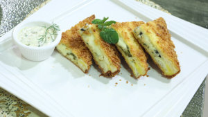 Deep Fried Sandwich with Cheese Recipe | Lively Weekends