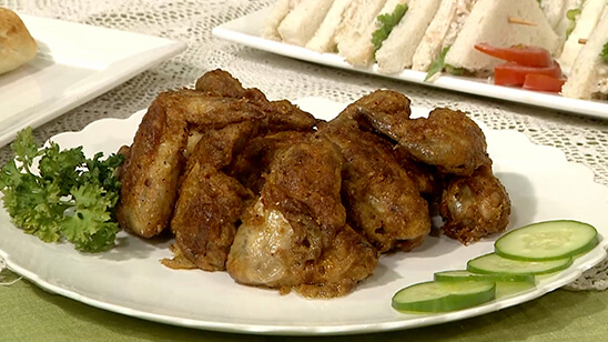 Fried Tikka Masala Chicken Wings Recipe | Lazzat