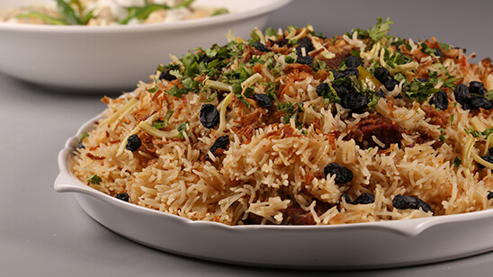 Beef Black Currant Pulao Recipe | Lazzat