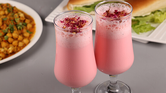 Rose Milkshake Recipe | Food Diaries