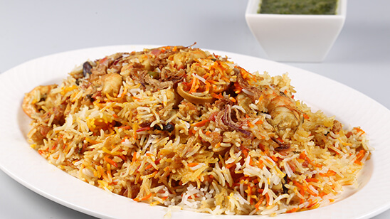 Jhenga Biryani Recipe | Food Diaries