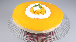 Mango Cheese Cake Recipe | Lazzat