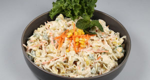 Coleslaw Pasta Salad Recipe | Lazzat