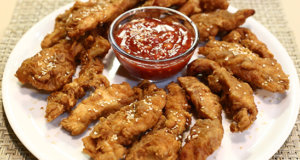 Crispy Chicken Tender With Dip Recipe | Tarka