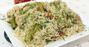 Spicy Degi Chicken Pulao Recipe | Lazzat