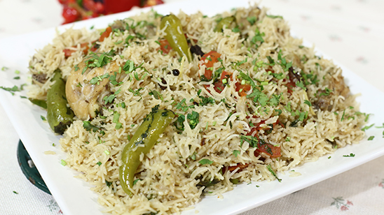 Spicy Degi Chicken Pulao Recipe | Lazzat