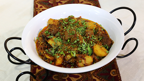Aalu Gosht Stew Recipe | Lazzat