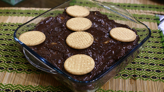 Chocolate Banana Biscuit Pudding Recipe | Food Diaries