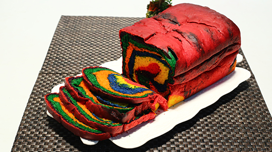 Rainbow Bread Recipe | Masala Mornings