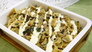 Creamy Spinach And Mushroom Pasta Recipe | Lazzat