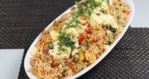 Shrimp Fajita Rice Recipe | Masala Mornings