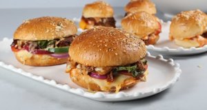 Cheesy Beef Sliders Recipe | Lazzat