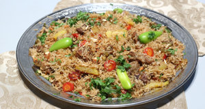 Beef Rice With Vegetables Recipe | Tarka