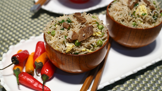 Beef Fried Rice Recipe | Lazzat