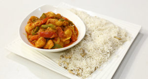 Fish Jalfrezi with Mushroom Rice Recipe | Flame On Hai