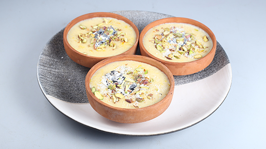 Zafrani Coconut Kheer Recipe | Lazzat