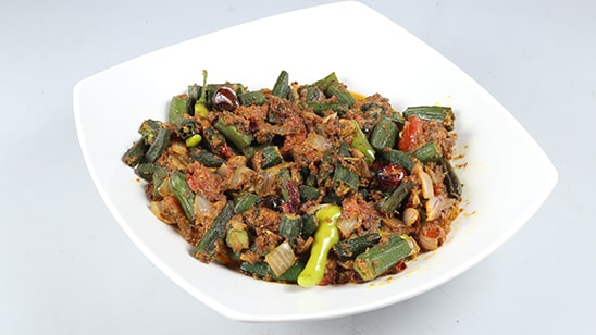 Hyderabadi Bhindi Recipe | Tarka