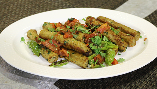 Dhaniya Seekh Kabab Recipe | Tarka
